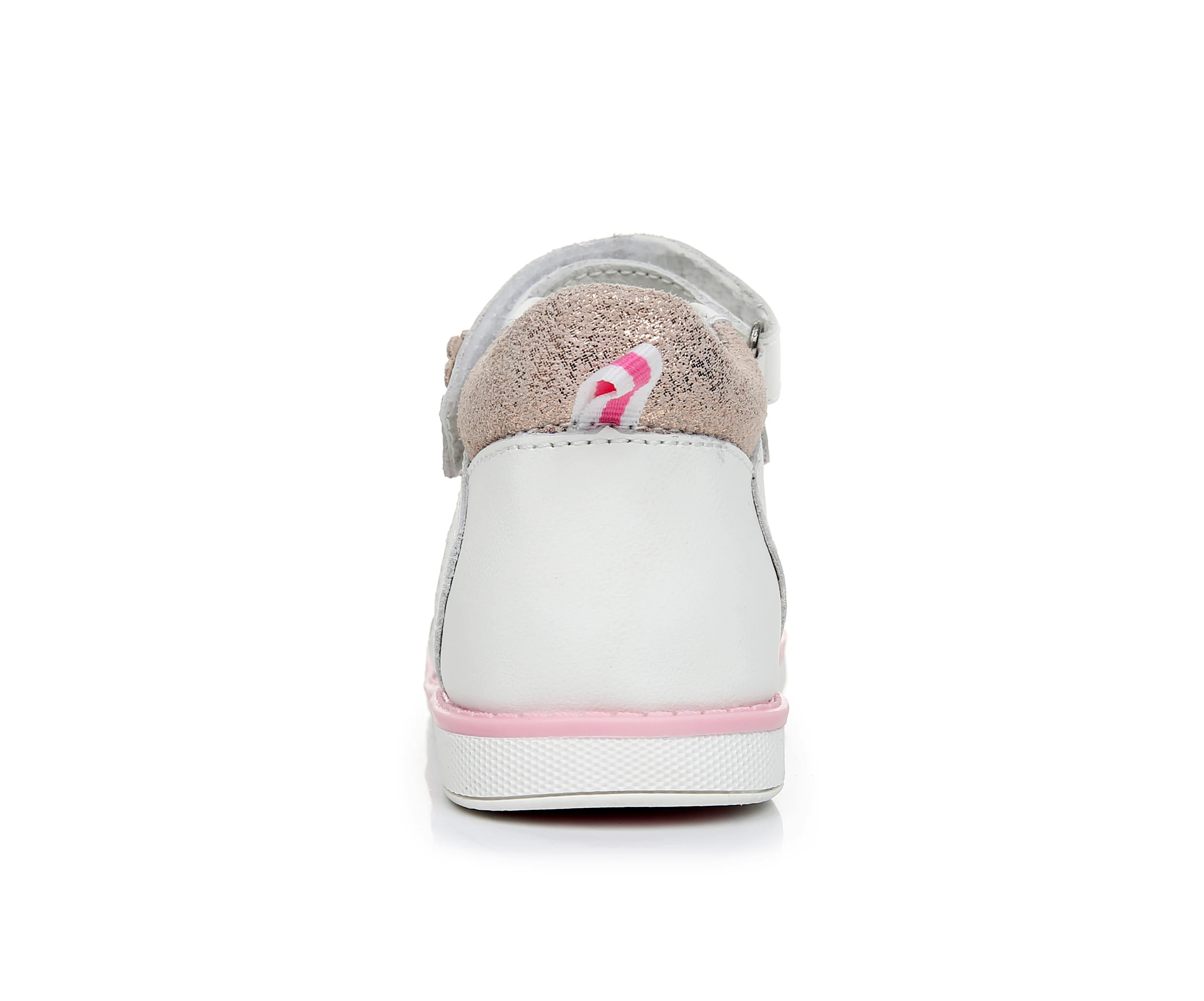 APAKOWA Girls Genuine Leather Sandals Toddler Shoes Daisy Flower Decorate Summer Sandals Open Toe Hoof Heels Kids Feetwear