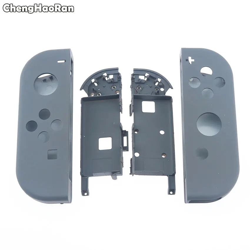 Grey ChengHaoRan DIY Пластиковый R L корпус Оболочка Чехол для nintendo Switch NS NX Joy-Con контроллер Прозрачный правый левый корпус - Цвет: Grey