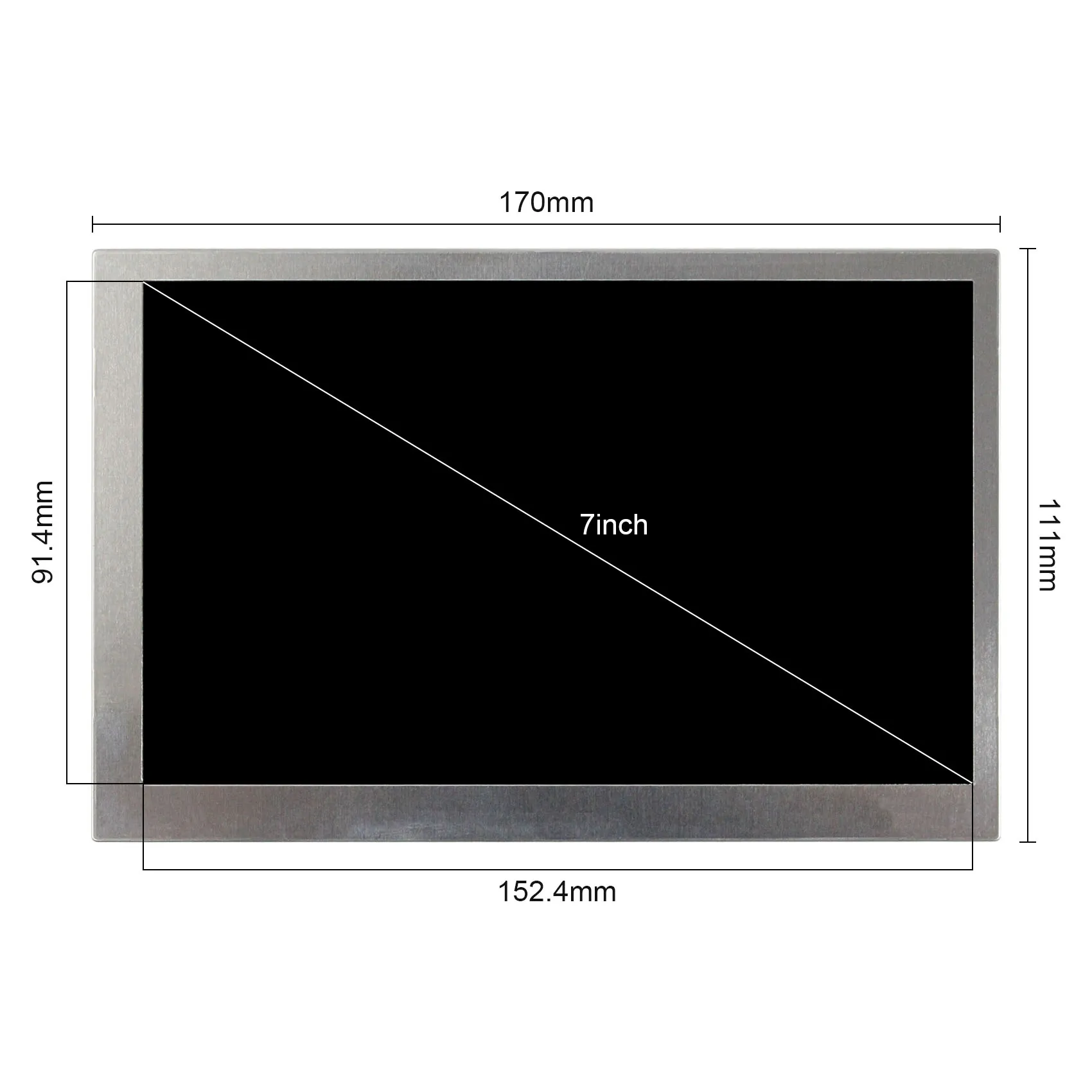 7 дюймов 800X480 ЖК-экран дисплей Матрица " G070VW01 V0