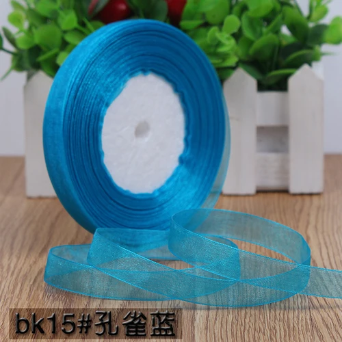 Elegant 45m Organza Satin Ribbon Roll for DIY Crafting and Gift Decoration