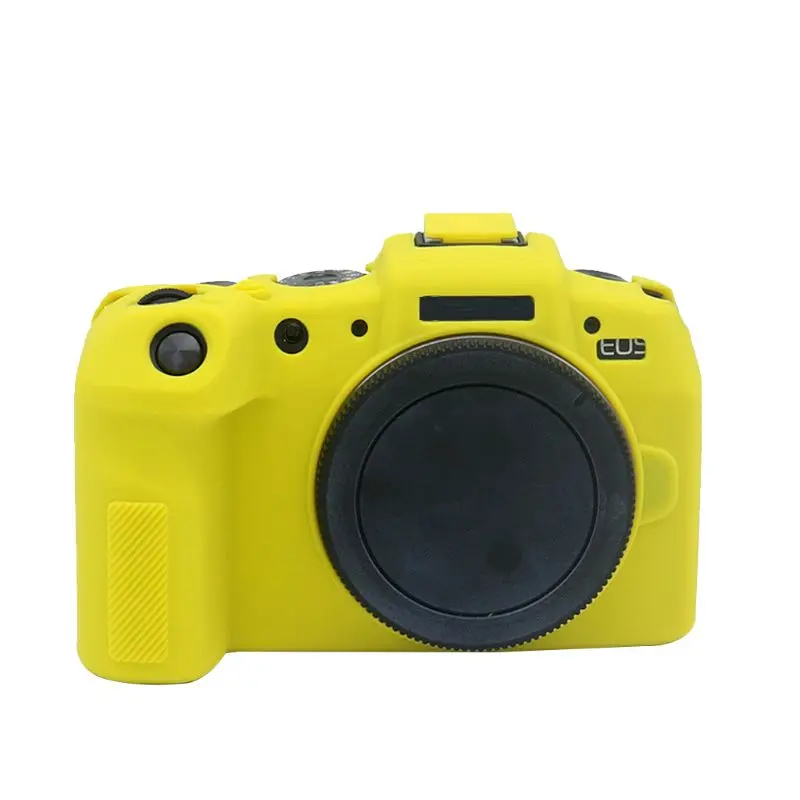 Мягкий силиконовый защитный чехол для Canon EOSRP аксессуары для камеры D08A - Цвет: Цвет: желтый