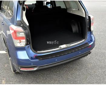 

For Subaru Forester SK 2018 2019 Stainless Steel Rear Tail Box Gate Door Bumper Sill Threshold Scuff Plate Foot Pedal Trim