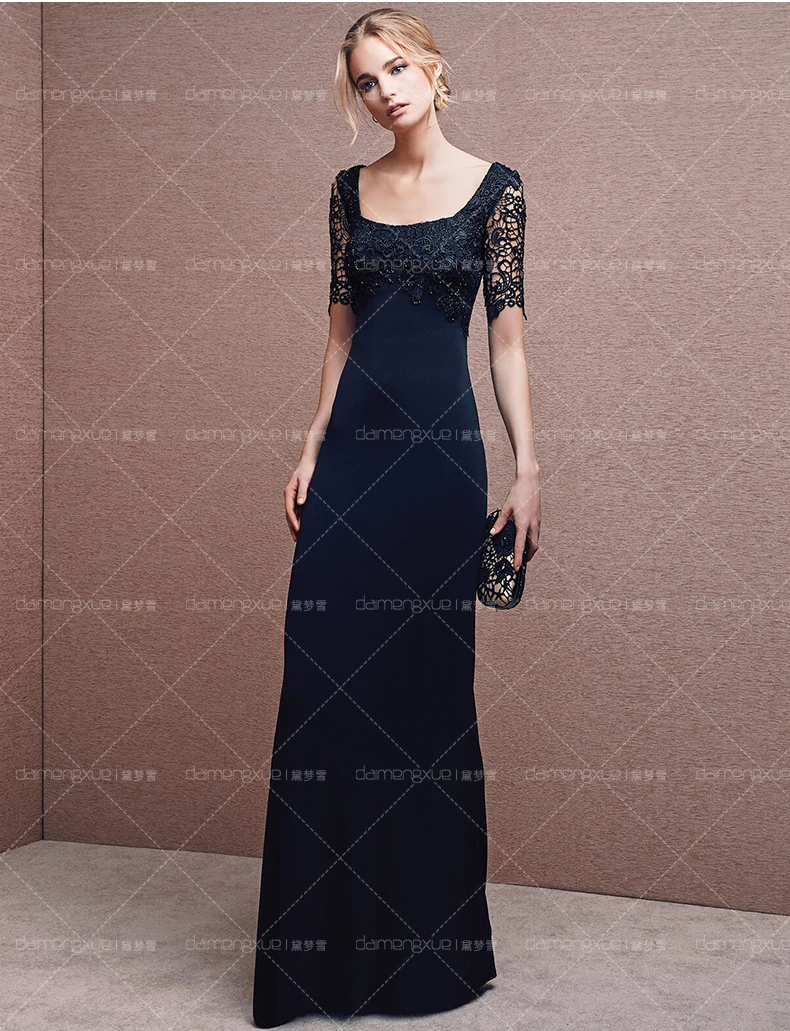 Schede Half Sleeve Brides Lange Moeder Van De Bruid Kant Jurken Voor Bruiloften 2016 Nieuwe Hot Kralen Elegante Vrouwen Vestido madrinha Schede Half Sleeve Brides Lange Moeder Van De Bruid Kant Jurken Voor Bruiloften 2016 Nieuwe Hot Kralen Elegante Vrouwen Vestido madrinha