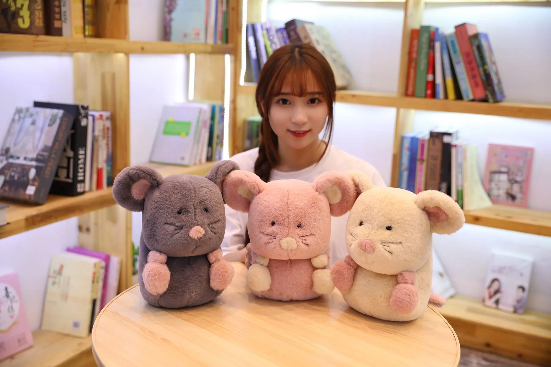 1 шт. милая белка крыса Подушка День рождения мягкие плюшевые игрушки Kawaii Милая мышь мягкие зверушки в подарок для детей девочка мальчик кукла