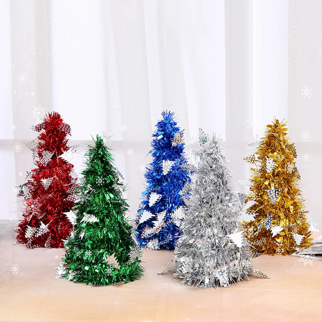 Shining Christmas Tree Festival Home Party Ornaments Xmas Decoration Gift Sequin christmas tree decorations arbol de navidadF104