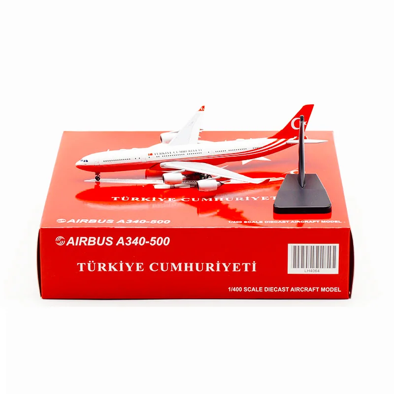 1/400 JC Крылья турецких авиалиний A340-500 TC-CAN летательный аппарат сплав модель металлический самолет художественная Коллекция Игрушки для фанатов подарки