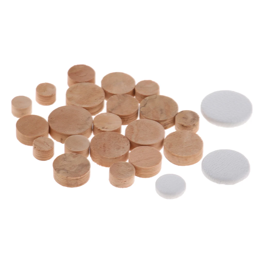 Exquisite Oboe Cork Pads Mats Leather Pads Pack DIY Woodwind Instrument Accessory