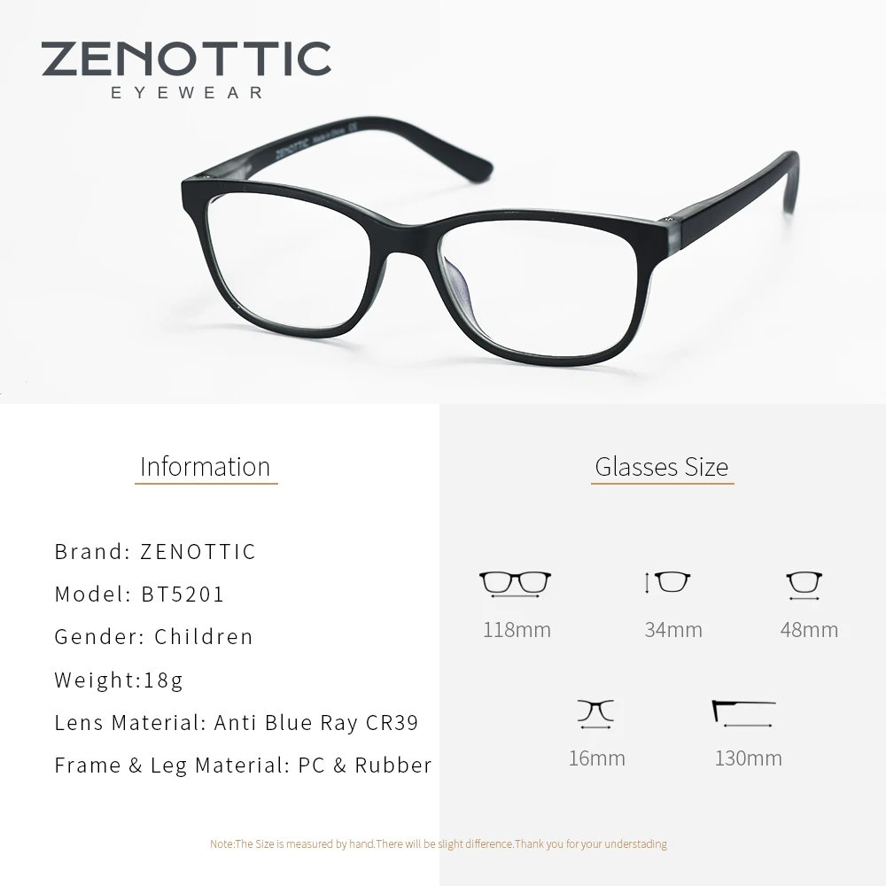 Zenotic детские очки в оправе с защитой от синего света для защиты глаз мальчиков и