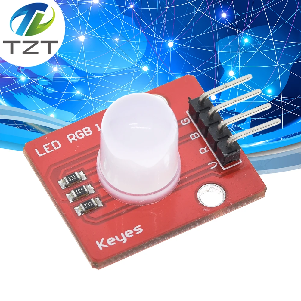 TZT 10 мм полноцветный RGB светодиодный Module140C5 электронные строительные блоки для