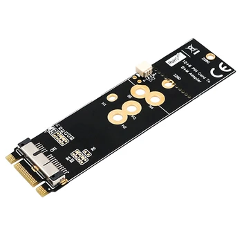 

Adapter Card Accessories Durable Black For Desktop Computer Practical Wireless Network Card To NVME SSD Support Key M Connector