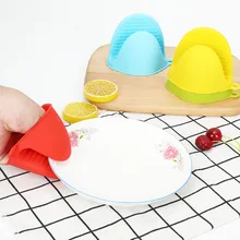 Силиконовые изолированные перчатки зажим для рук микроволновая печь еда изолированный зажим для рук высокая термостойкость анти-обжигающий силикон