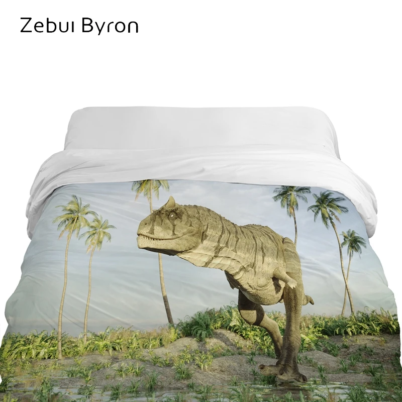 3D мультяшный пододеяльник, одеяло/одеяло 200*200/220x240, пододеяльник для детей/малышей, постельные принадлежности животных динозавра