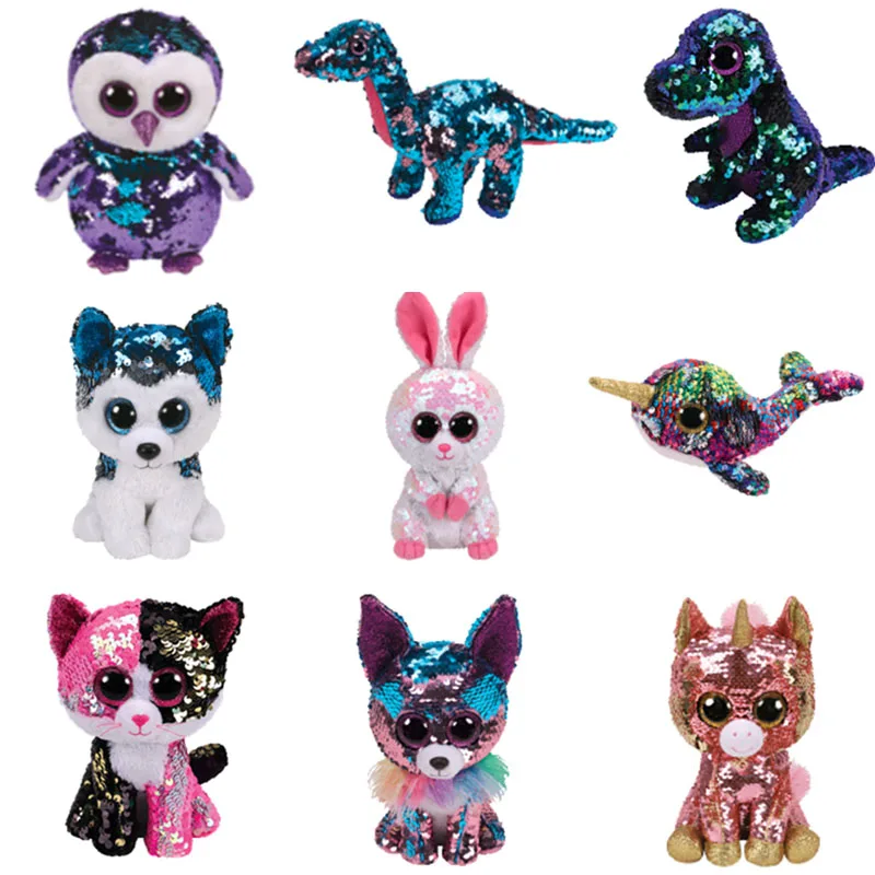 sequin plush toy