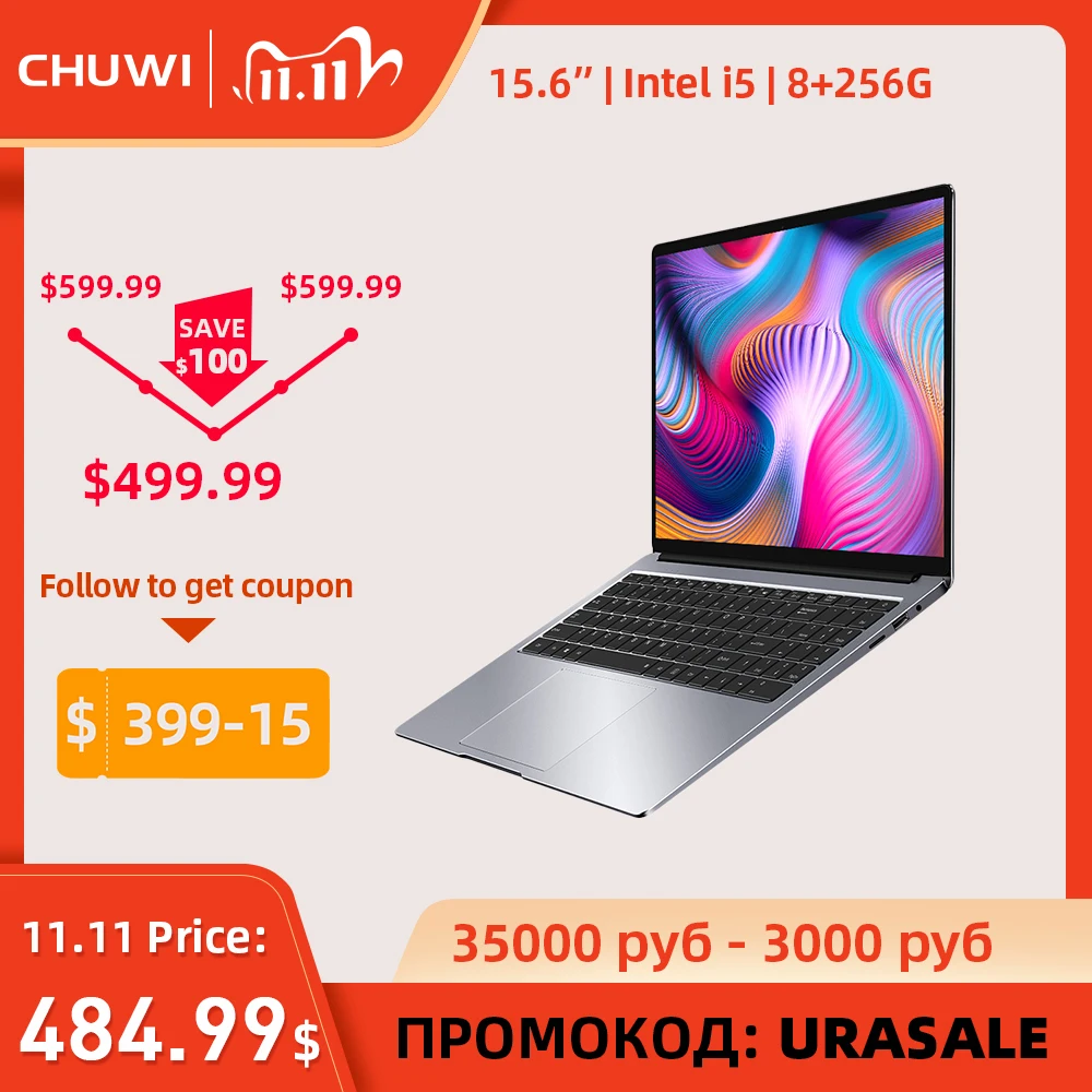 2020 CHUWI AeroBook Plus Intel i5 Laptop 15.6" 4K UHD Display 8GB RAM 256GB SSD 55Wh Battery PD2.0 Fast Charging|Laptops| - AliExpress