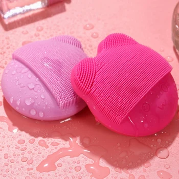 

Electric Silicone Face Cleansing Brush Ultrasonic Vibration Deep Pore Cleaner Soft Face Washing Brush With Mirror Beauty Device
