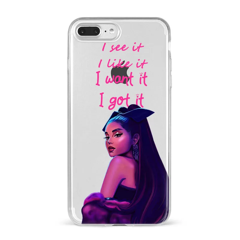 Ariana Grande God is a woman Thank You Next Sweetener phone case For iPhone X XR XS Max 8 7 6s 6 Plus 5s SE Suave Silicone Coque