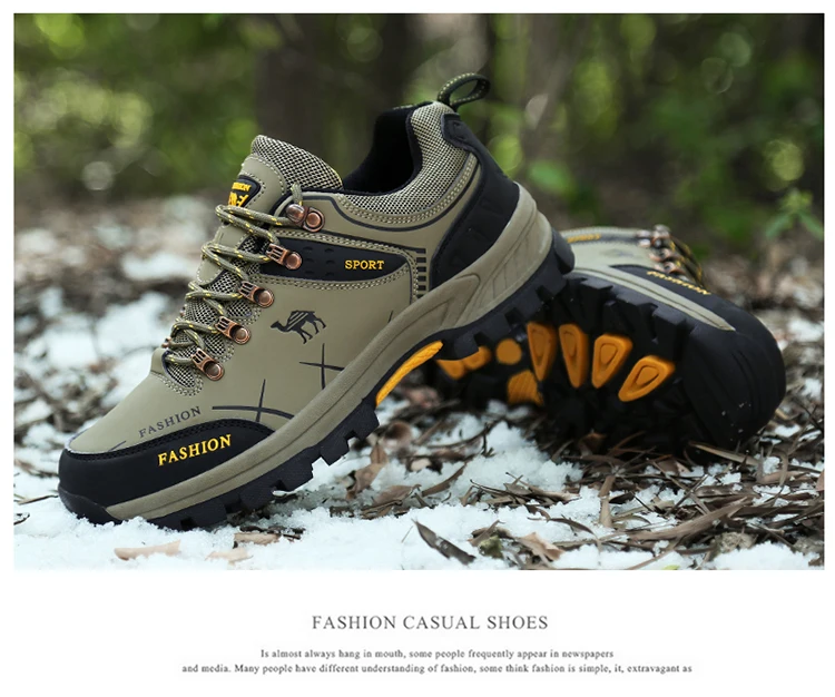 HYFMWZS zapatillas hombre Deportiva 2019 модные дизайнерские походные туфли мужские Противоскользящие уличные мужские кроссовки Трекинговые туфли