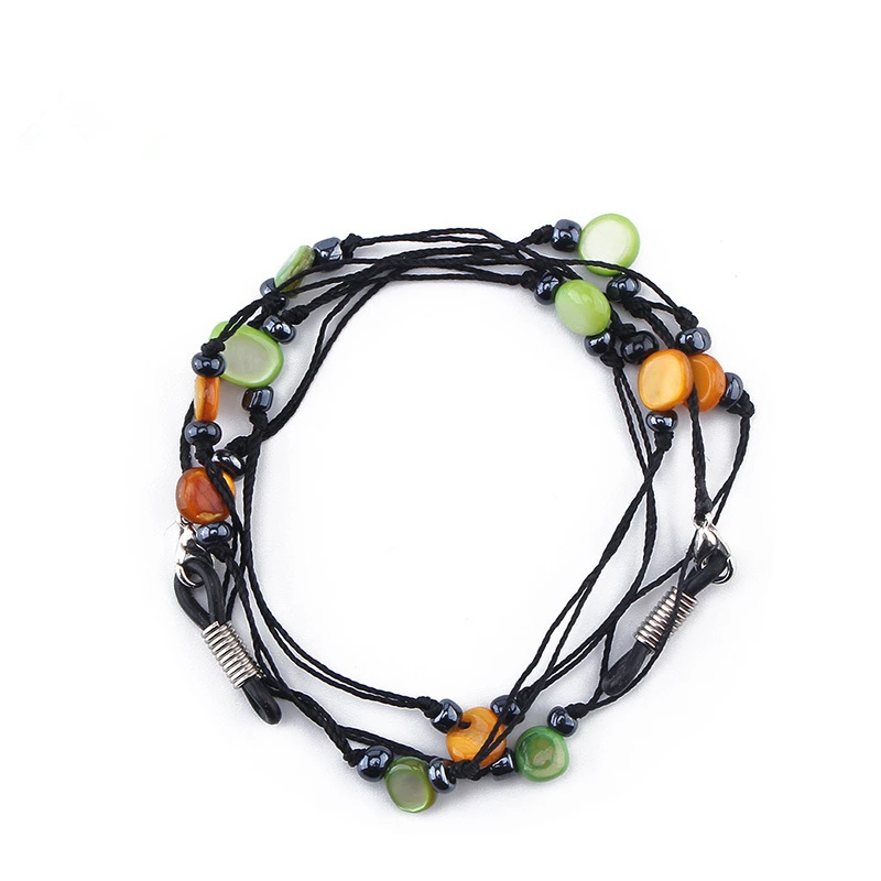 75cm-B Novelty Conch Shell Reading Glasses Chain Sunglasses Eyewears Cord Holder Neck Strap Rope Necklace Eyeglass String Lanyard - Цвет: 75cm-B