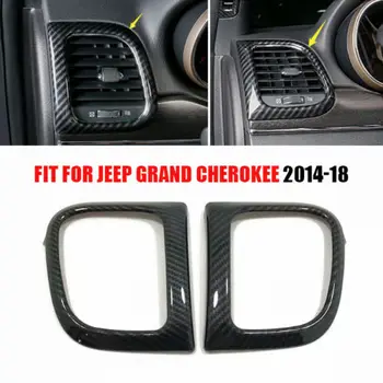 

pcmos ABS Carbon Fiber Side Air Vent Outlet Frame Trim For Jeep Grand Cherokee 2014-2015-2016-2017-2018 Interior Stickers 2020