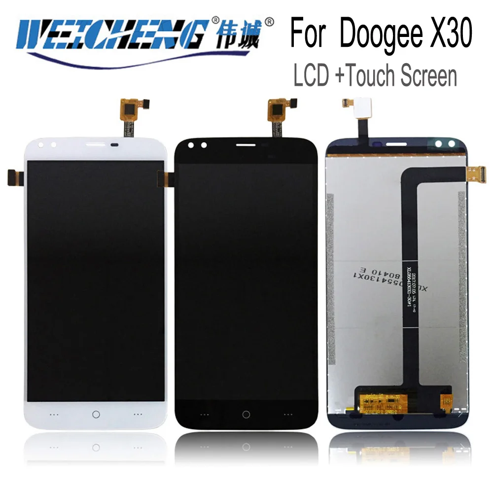 ЖК дисплей для 5 дюймов Doogee X30 + сенсорный экран 100% протестированный дигитайзер в