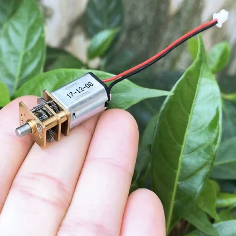 Mini 050 Full Metal Gear Motor - DC 3V-12V, 118 RPM, For DIY Robots & Smart Cars 6 thumbnail image