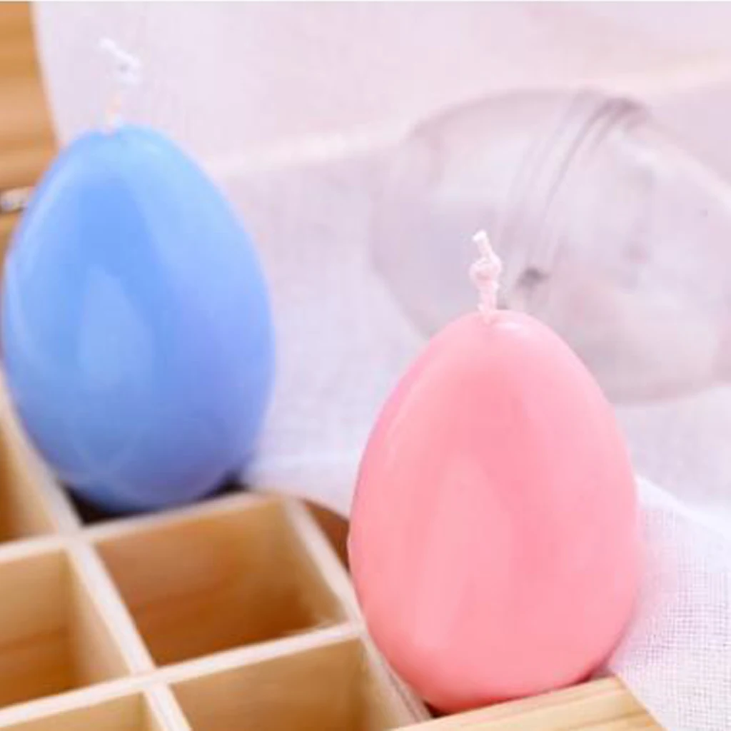 Egg Shape Candle Making Moulds Soap Molds for Home Candle Making DIY Wedding Party Decoration Candles Crafts Supplies