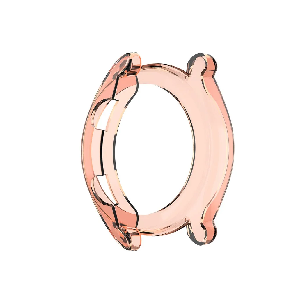 

HIPERDEAL Clear Thin TPU Protector Bumper Watch Frame Case Cover for Huawei Watch GT 42mm 46mm Protects watch from bumps