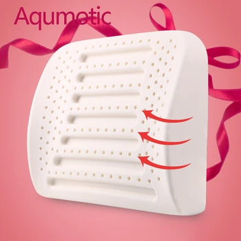 

Aqumotic Cervical Pillow Thailand Natural Latex Orthopedic Massage Chair Cushion Cervical Spine Protected Remedial Pillowcase