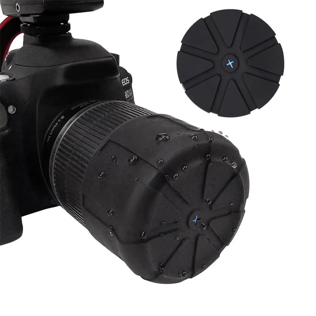 Универсальная крышка объектива для DSLR объектива камеры Водонепроницаемая Защитная крышка объектива камеры для Canon Nikon sony Olypums Fuji Lumix