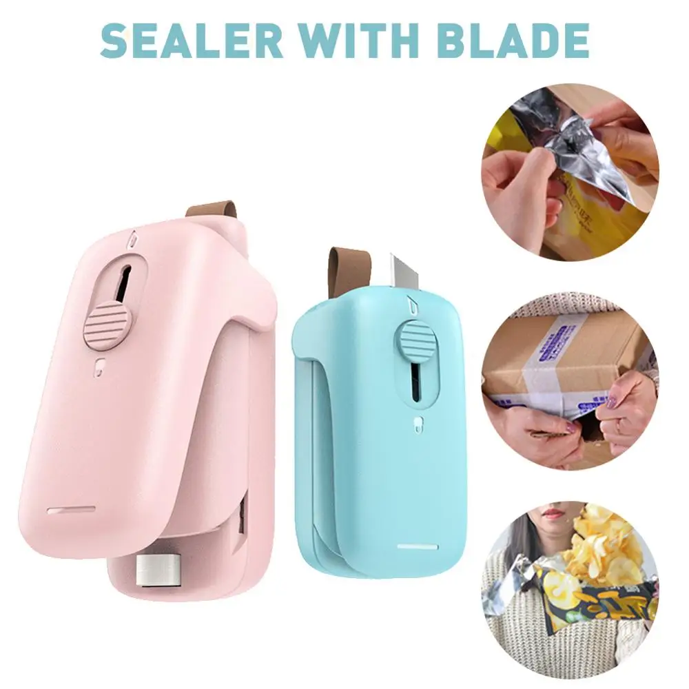 

Quality Mini Heat Sealer Sealing Machine Portable Handy Package Sealing Machines Snacks Bags Heat Sealer Vacuum Resealer