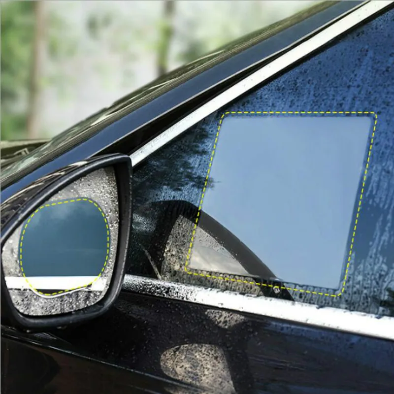 Автомобильная задняя зеркальная защитная пленка для Fiat 500 Panda Punto BravoCar Duster