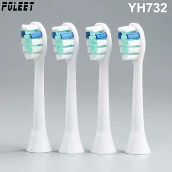 

1600PCS Poleet Electric Toothbrush Replacement Heads YH732 Fits For Philips HX3 HX6 HX9 Series Toothbrush Head P-HX-6064 HX6064