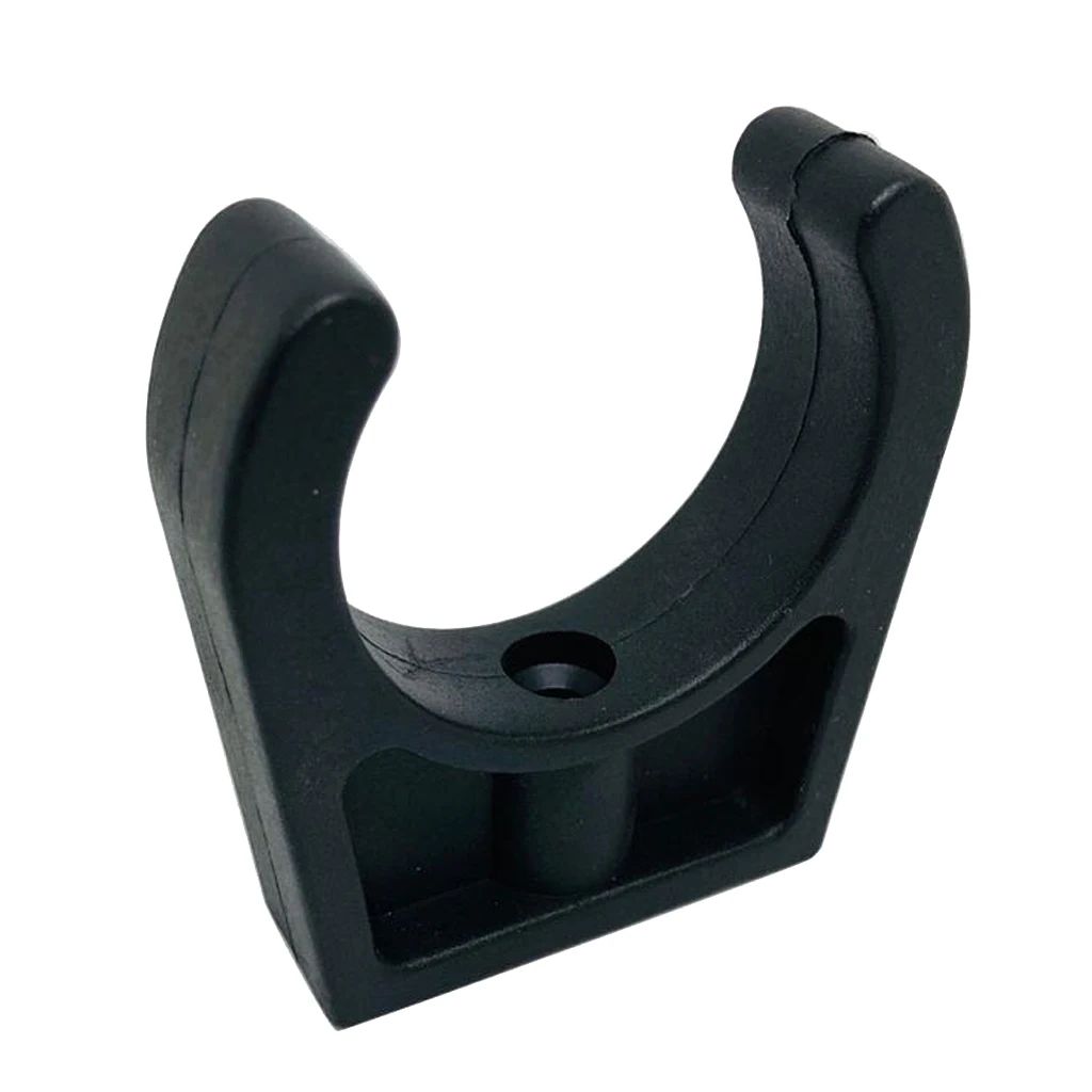 Black 44MM Boat Kayak Paddle Oar Mount Holder Hook Push Pole Clips for Boat