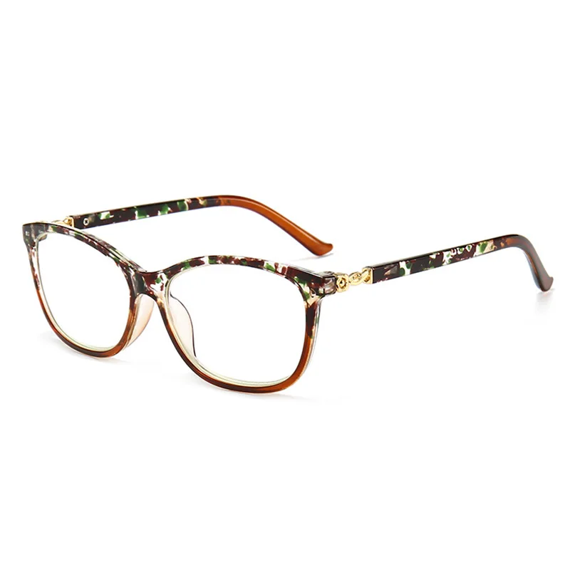 RBENN очки для чтения «кошачий глаз» женский синий светильник блокирующий считыватель для дам Пресбиопия очки с диоптрией+ 0,75 1,75 2,75 4,5 - Цвет оправы: Brown
