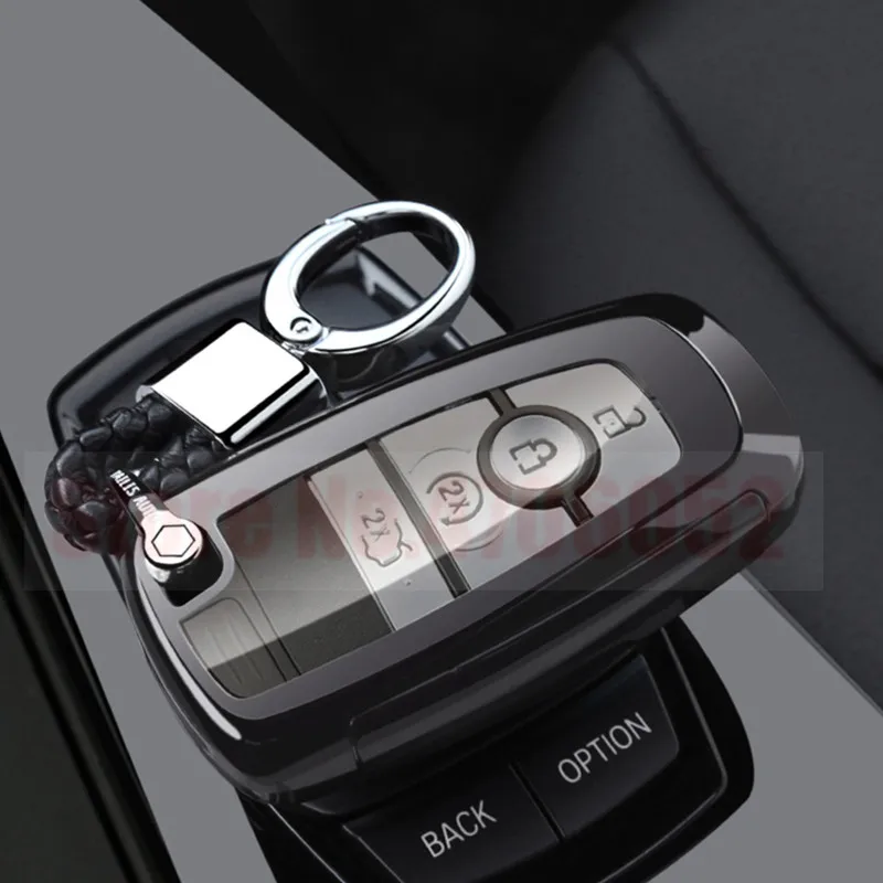 Ключ чехол КРЫШКА ДЛЯ Ford Fusion Mustang Explorer F-150 F-250 F-350 дистанционный ключ чехол Fob чехол-накладка мягкий чехол держатель 5 Кнопка