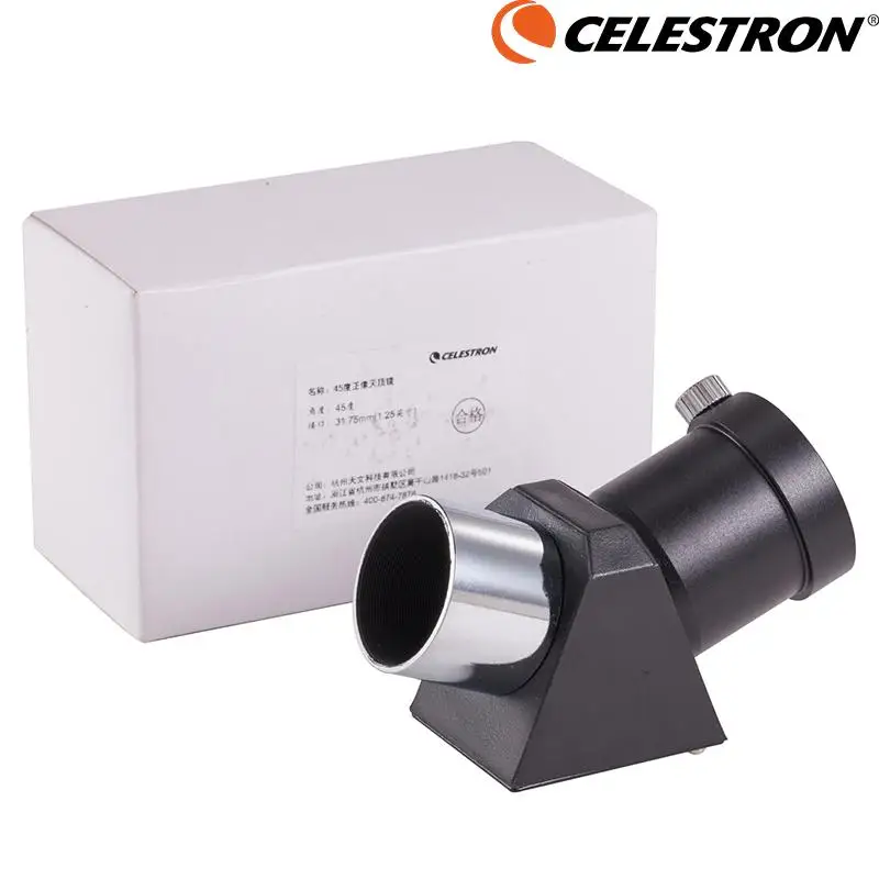 Celestron Full Metal Telescope Erecting Prism Star Diagonal Mirror 45