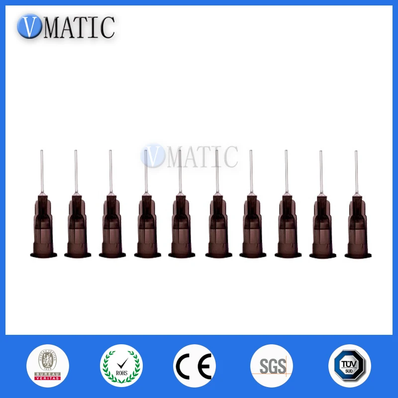 Polegada Dispensação Industrial Agulha Ponta sem Corte para Dispensador de Líquido Adesivo Cola 100 Peças 22ga