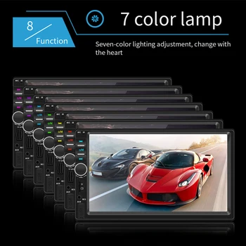 

2020 Hot Selling Digital Car MP5 Player Autoradio 1024*600 7-Inch Touch Screen for Android and IOS System with Rear Camera