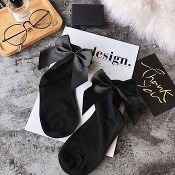 

Fashion Women Glitter Bow Knot Mesh Fishnet Net Girl Low Cut Ankle Socks