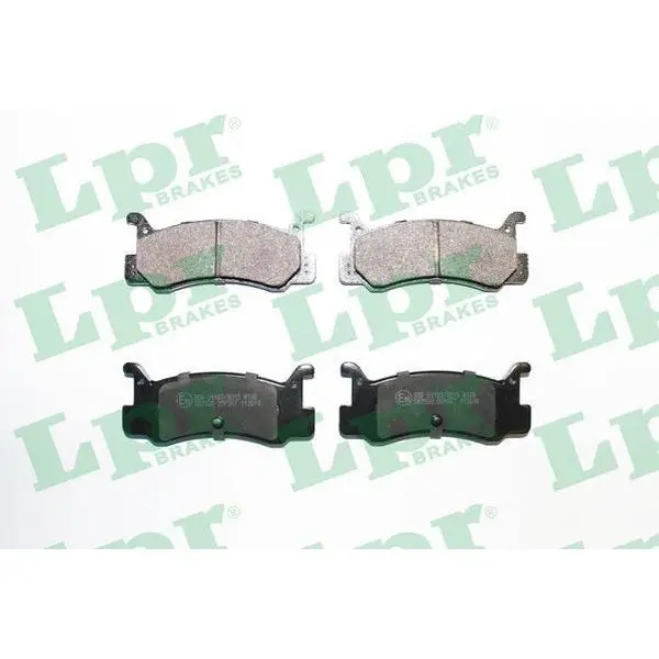 Колодки тормозные MAZDA 323 1.6 85-91/MX-3 1.6/1.8 91- задние LP