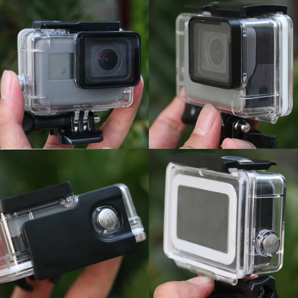 45 м подводный водонепроницаемый корпус Чехол протектор для Gopro Hero 5/6