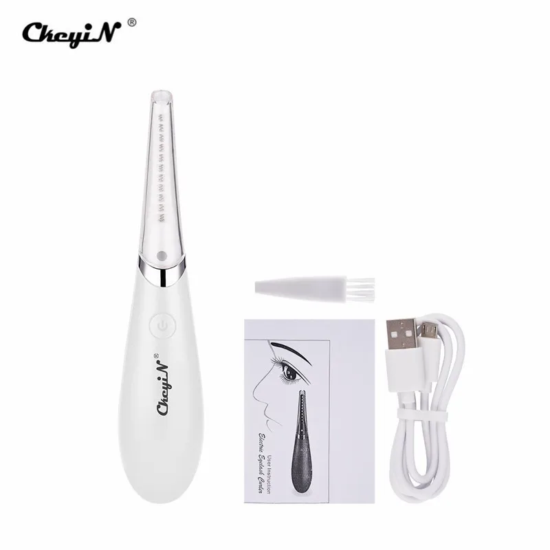Electric Eyelash Curler USB Rechargeable Handy Heated Eye Lashes Curling Tool Long Lasting Eyelash Enhancer Pen Makeup Tools 38