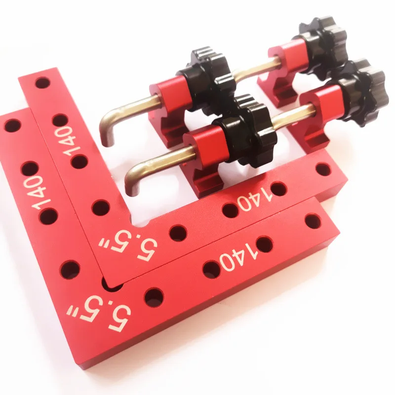 

L-square Woodworking Jigsaw Puzzle Retaining Clip 90-Degree Right Angle Locating Rule Woodworking Tools