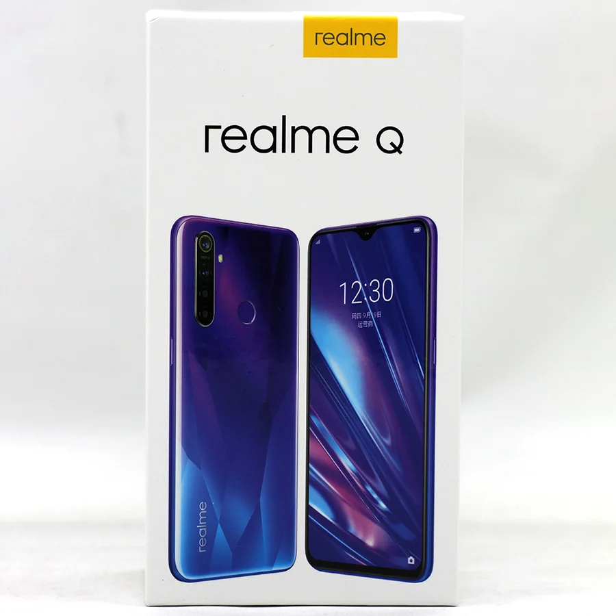 CN версия OPPO REALME Q 6,3 ''Dewdrop 6 ГБ 64 Гб Восьмиядерный процессор Snapdragon 712AIE 48MP четырехъядерный камера VOOC 20 Вт быстрое зарядное устройство мобильный телефон