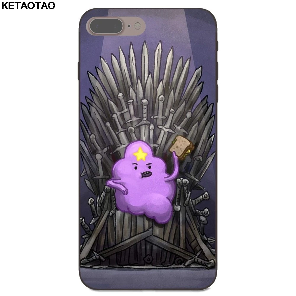 Прозрачный Чехол для телефона KETAOTAO Adventure Time Lumpy Princess Space, чехол s для iPhone 5S, 6 S, 7, 8 Plus, X, XS, XR, 11 Pro, чехол из мягкого ТПУ, резины, силикона - Цвет: Прозрачный