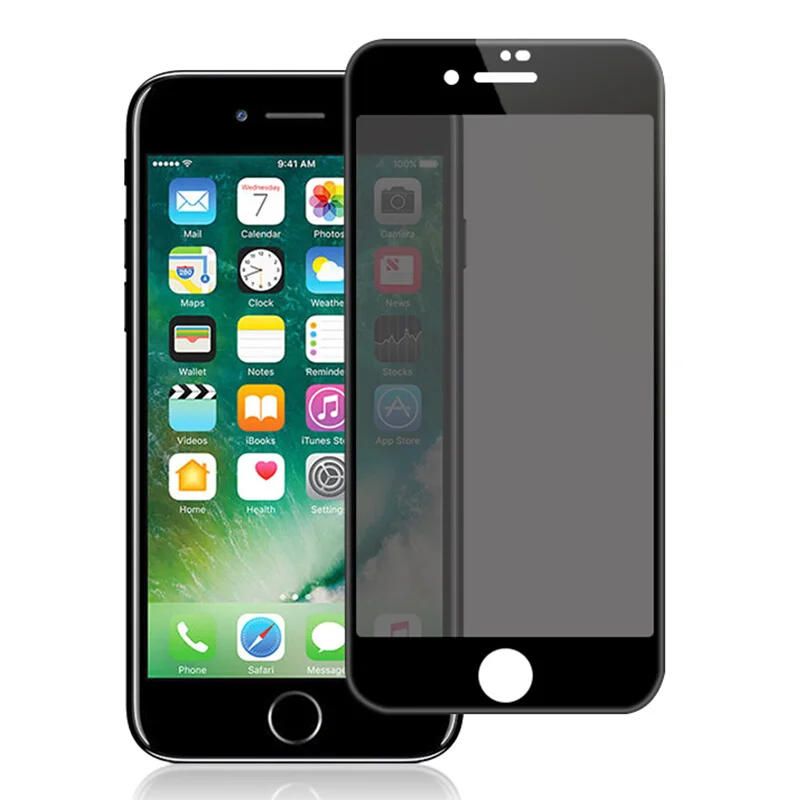 2 шт./упаковка антишпионское закаленное стекло для iPhone 11 Pro Max XS MAX XR 7 8PLUS|Защитные