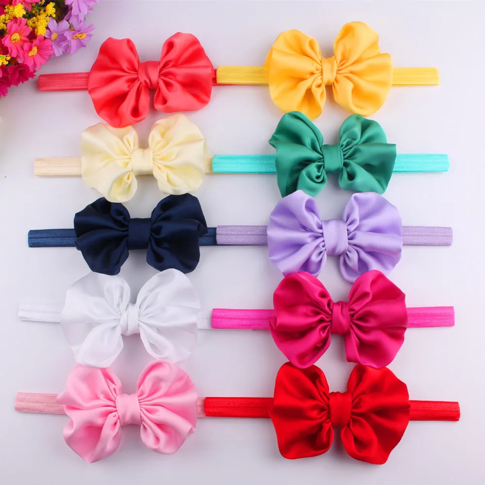 Newborn Baby Headband Headwear Turban Baby bow hair band Hair Accessories Hair Bands for Baby Girls Toddler