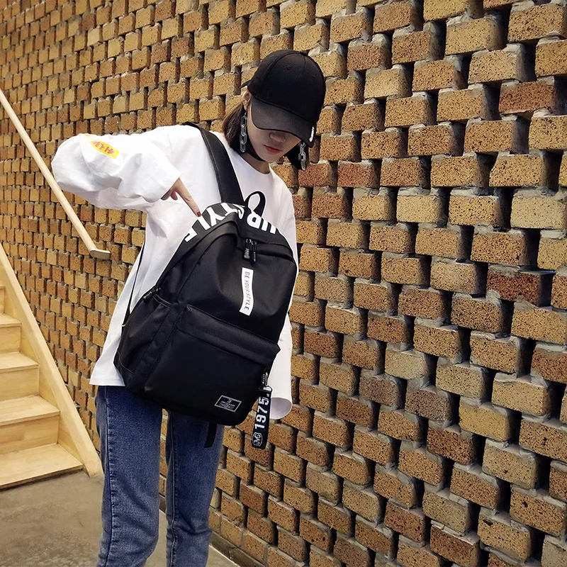 Школьный рюкзак mochilas escolares холщовый большой емкости для студентов средней школы дикий маленький необычный Рюкзак Школьная Сумка
