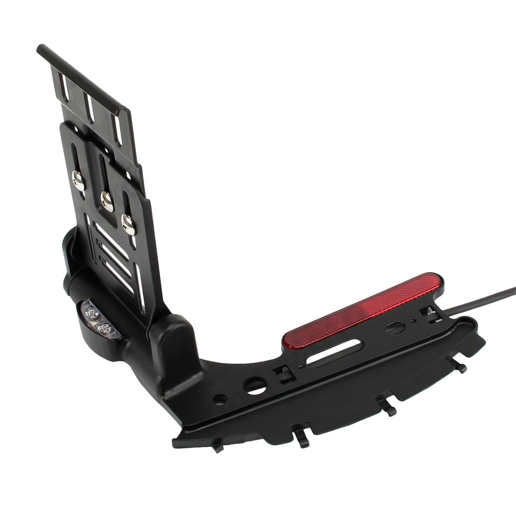 Black Side Mount License Plate Bracket For Harley  Dyna Sportster