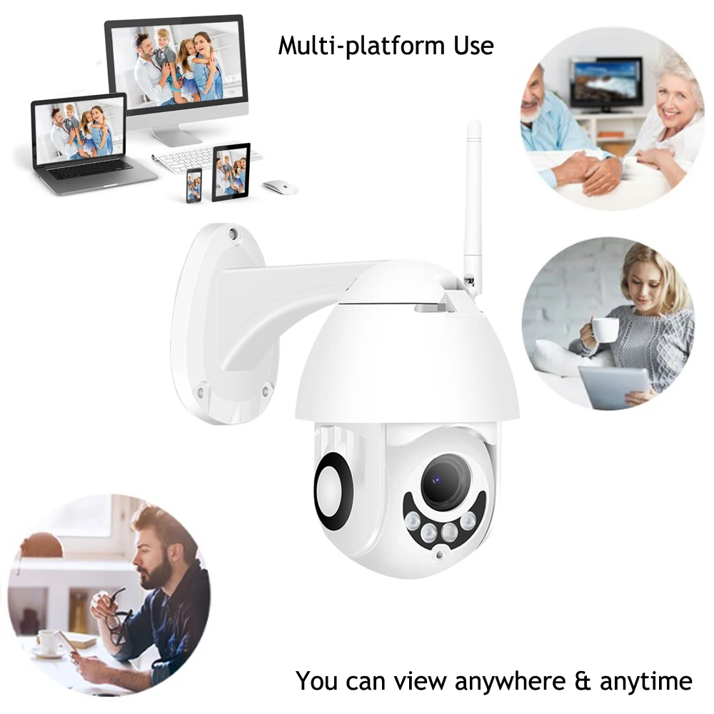 HD 1080P Wifi IP камера облачная беспроводная камера безопасности уличная 2MP CCTV камера видеонаблюдения аудио Onvif 30 м ИК ночного видения P2P